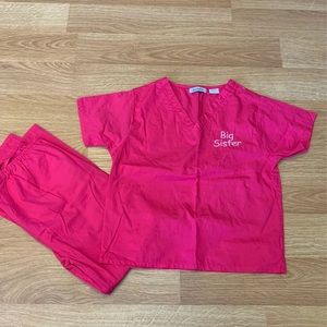 Big sister scrubs